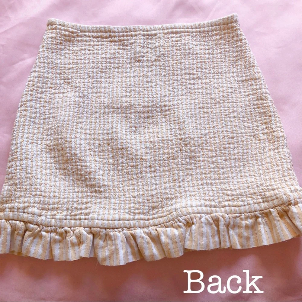 revolve privacy please ⋆ smocked striped skirt